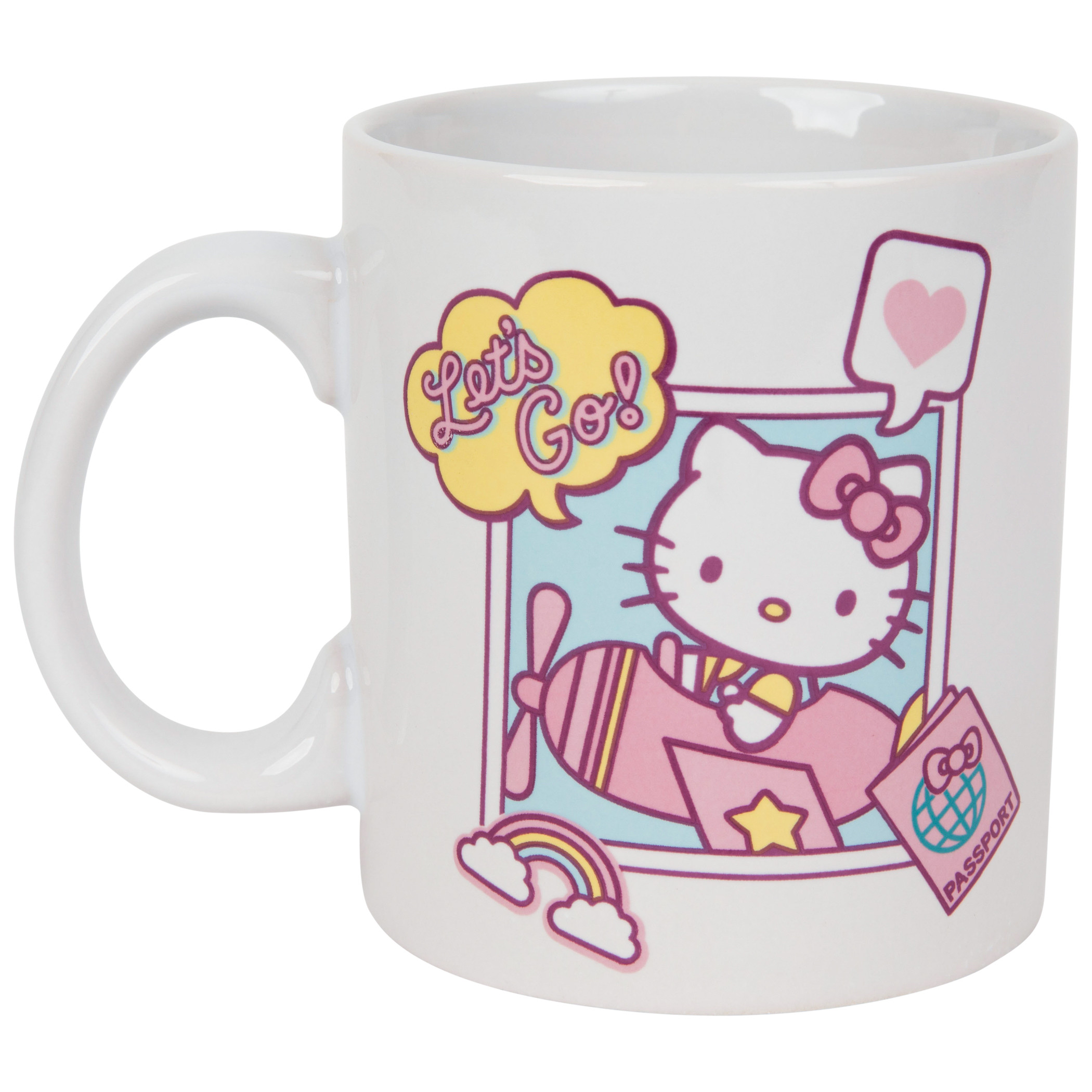 Hello Kitty Lets Go 20oz Jumbo Ceramic Mug